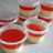 Puding keju dan selasih merah putih
