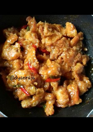 Foto resep Udang goreng tepung saus tiram pedas asam