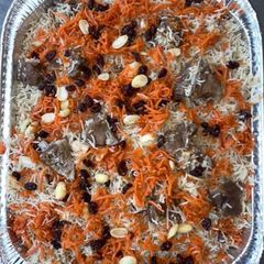 A picture of Afghani Kabuli Pulao.