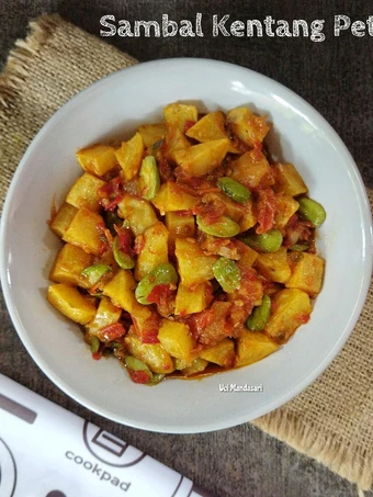 Easy Steps to Prepare Recipes Sambal Kentang Pete the Perfect Delicious.