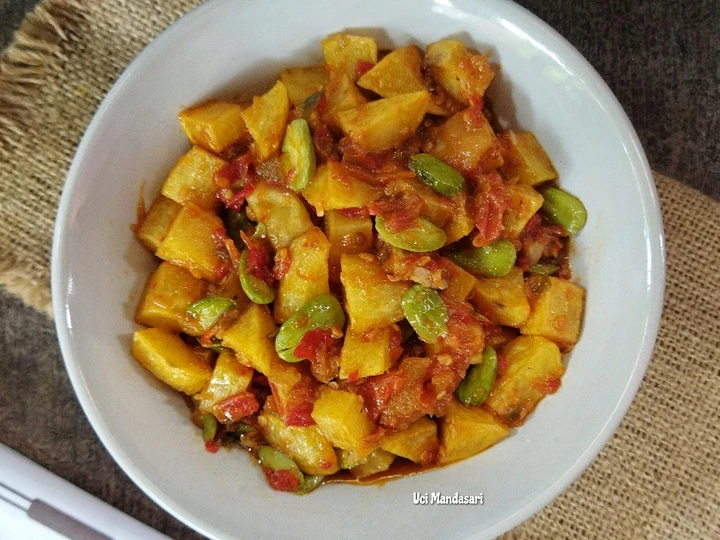 Easy Steps to Prepare Recipes Sambal Kentang Pete the Perfect Delicious.