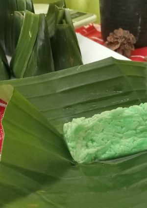 Foto resep Tape beras ketan hijau