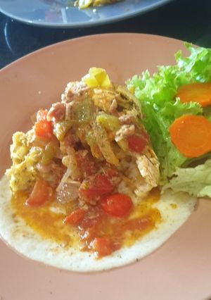 Una foto de Pollo fongo
