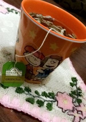 صورة لوصفة شاي اخضر للماما