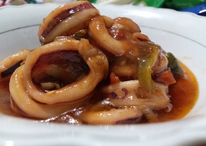 Resep Cumi Asam Manis oleh Mila - Cookpad