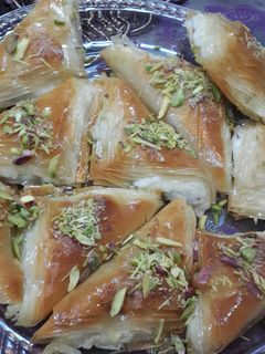 صورة لوصفة طريقة عمل وربات بالقشطة