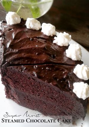 Foto resep Super Moist Steamed Chocolate Cake