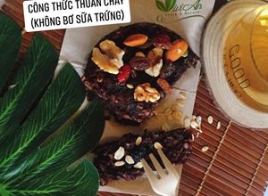 Hình của món BÁNH CHUỐI NƯỚNG HEALTHY THUẦN CHAY (không bơ sữa trứng).