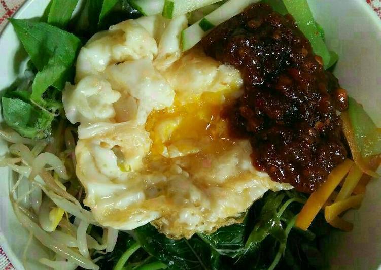 Cara Mudah Membuat Bibimbap aka nasi campur korea Enak dan Antiribet