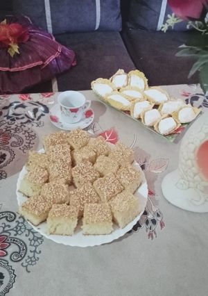 صورة لوصفة كيكة الرواني لقهوة عشية