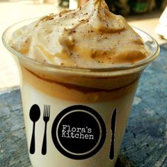 Dalgona cold coffee A picture of Dalgona cold coffee.