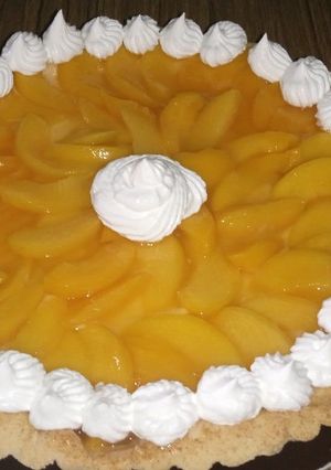 Una foto de Torta de durazno🍑🥫