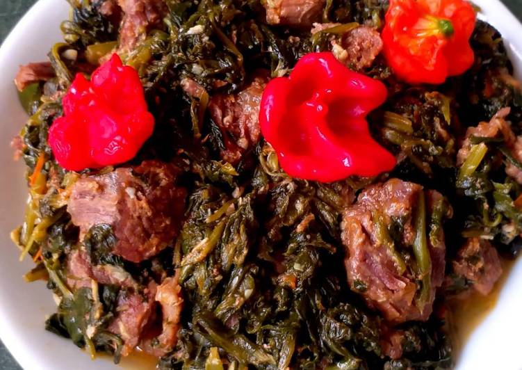 Steps to Prepare Speedy Palak (spinach) gosht