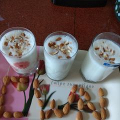 A picture of Badam shake.