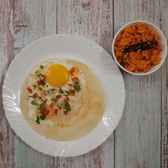 A picture of Sunny- Side-Up Egg Dosa.