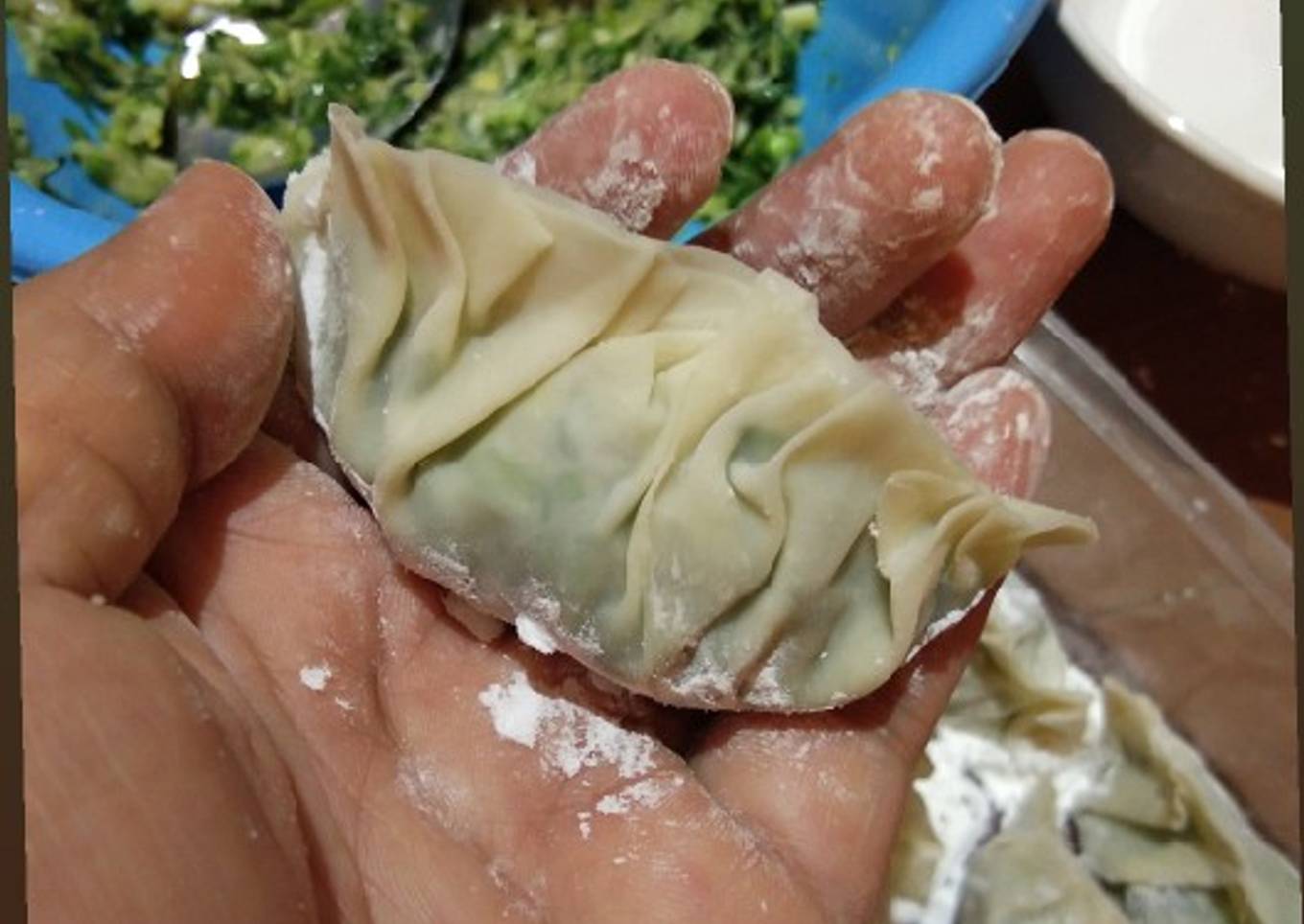 Kuotie babi atau ayam cepat dan mudah - 饺子