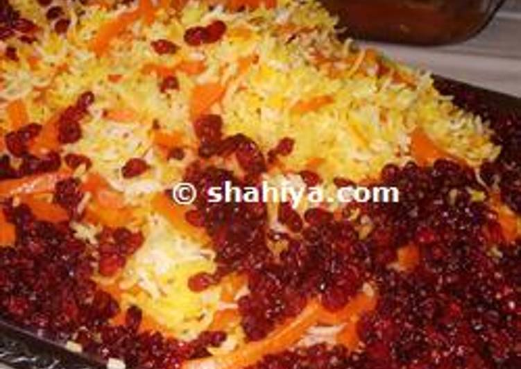 Steps to Prepare Super Quick Homemade Shirin-Polow, Iranian Sweet Rice and Chicken