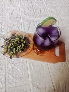 Foto resep Teh telang lemon