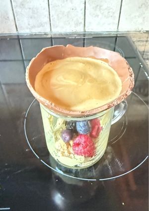 Φωτογραφία της συνταγής Κρέμα pistachio με καφέ και σοκολάτα