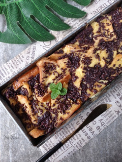 Foto resep Bread puding panggang