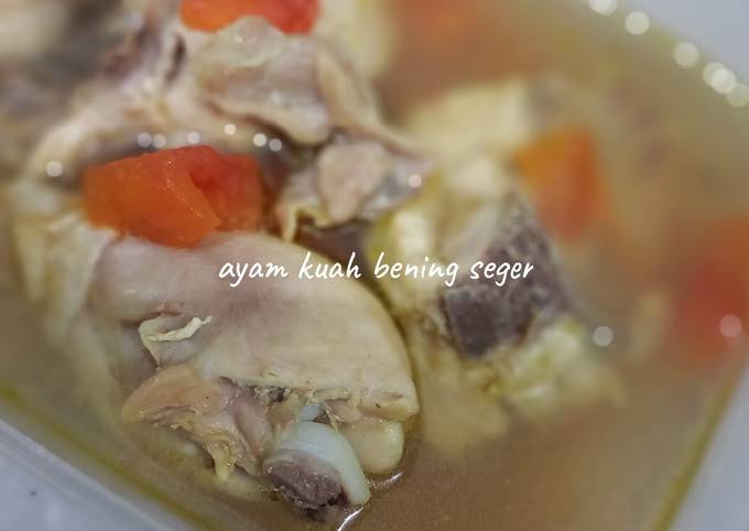 Resep Ayam Kuah Bening Seger Oleh Nisa Anis Cookpad