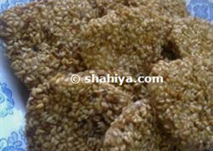 Recipe of Ultimate Orial Barazik: Sesame Cookies