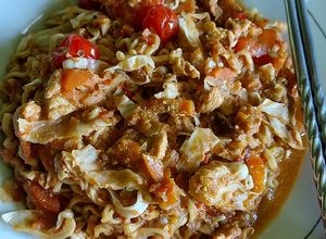 Foto resep Mie nyemek pedas (pakai mie abc selera pedas)