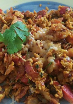 A picture of Elisa's Supreme Scrambled Eggs .