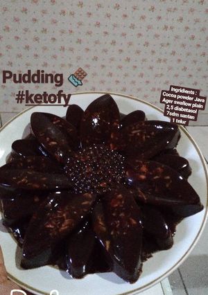 Foto resep Puding ketofy sederhana