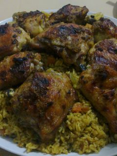 صورة لوصفة كبسة الدجاج