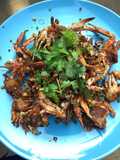 ปูนิ่มผัดพริกเกลือ