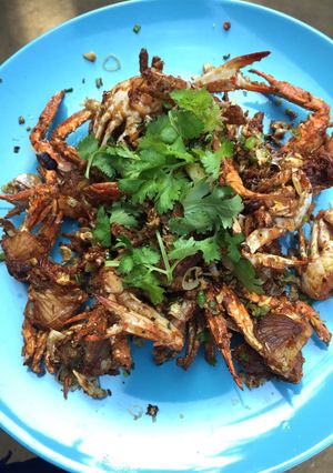 รูปของ ปูนิ่มผัดพริกเกลือ