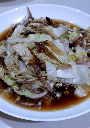 รูปของ ผัดผักกาดขาวปลาทอด