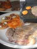 Filetón de lomo bajo de vacuno con mini tartaletas