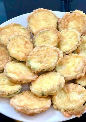Une photo de Beignets de courgettes