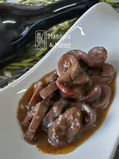Una foto de Riñones de cerdo en salsa en GME, F y G y TRADICIONAL