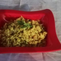A picture of Less oil poha.