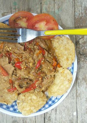 Foto resep Teriyaki saos with kripik tempe 😁