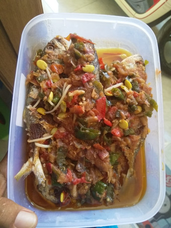 Bagaimana Membuat Ikan kembung bumbu sambel ijo campur, Enak