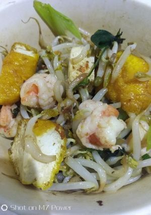 Foto resep Tauge cah udang