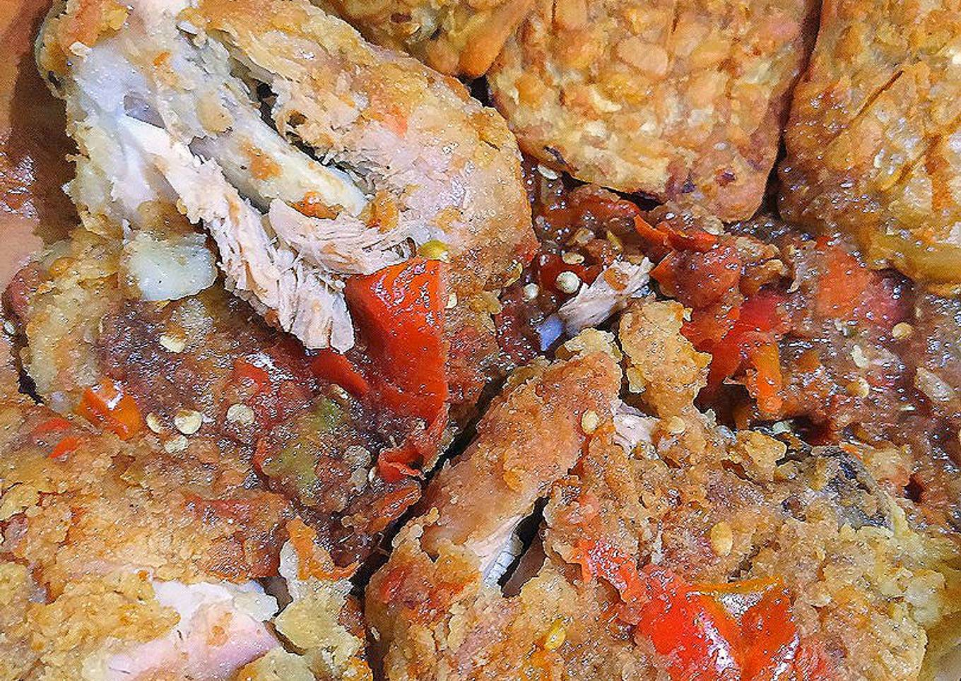 Ayam geprek nostalgia