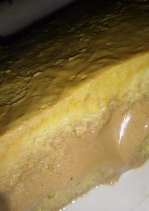 Una foto de Postre de vainilla y chocolate