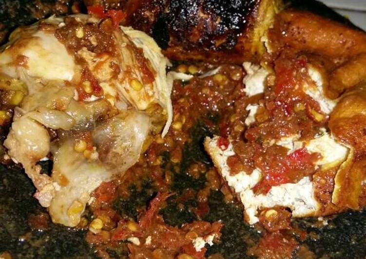 Resep Ayam bakar keprek ramadan Anti Gagal