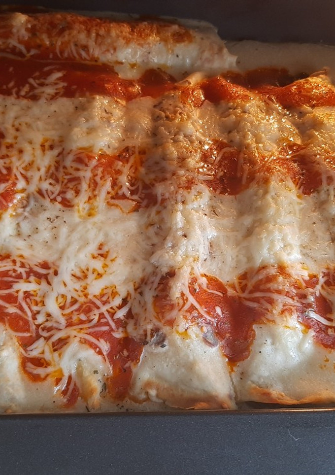 Una foto de Canelones de carne y verdura