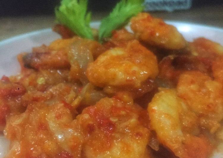 Udang Selingkuh Bumbu Merah