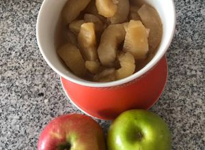 Una foto de Manzanas con canela