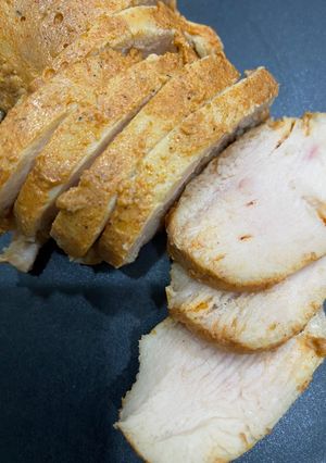 รูปของ อกไก่ซูวีเนื้อนุ่ม หมักซอสบาบีคิว สูตรเฮลท์ตี้