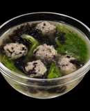 SP.0942 - Canh Cải Bẹ Dún Rong Biển Chả Mọc Viên