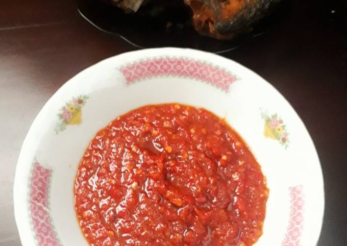 Sambal Cengek(khas Palembang)