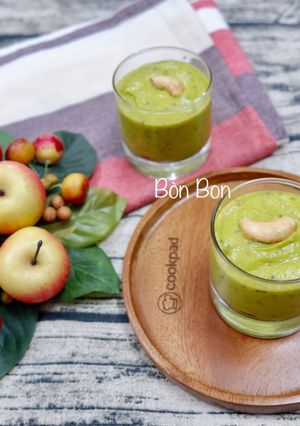 Hình của món Pudding Trái Bơ Hạt Chia.
